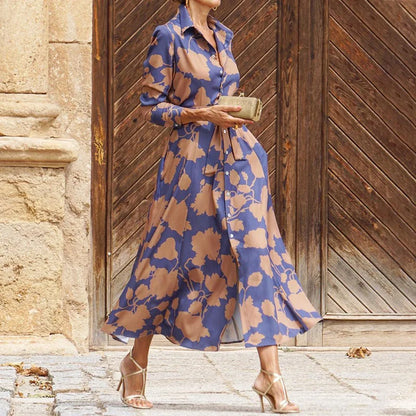 Dionne – V-Neck Dress of Pure Elegance