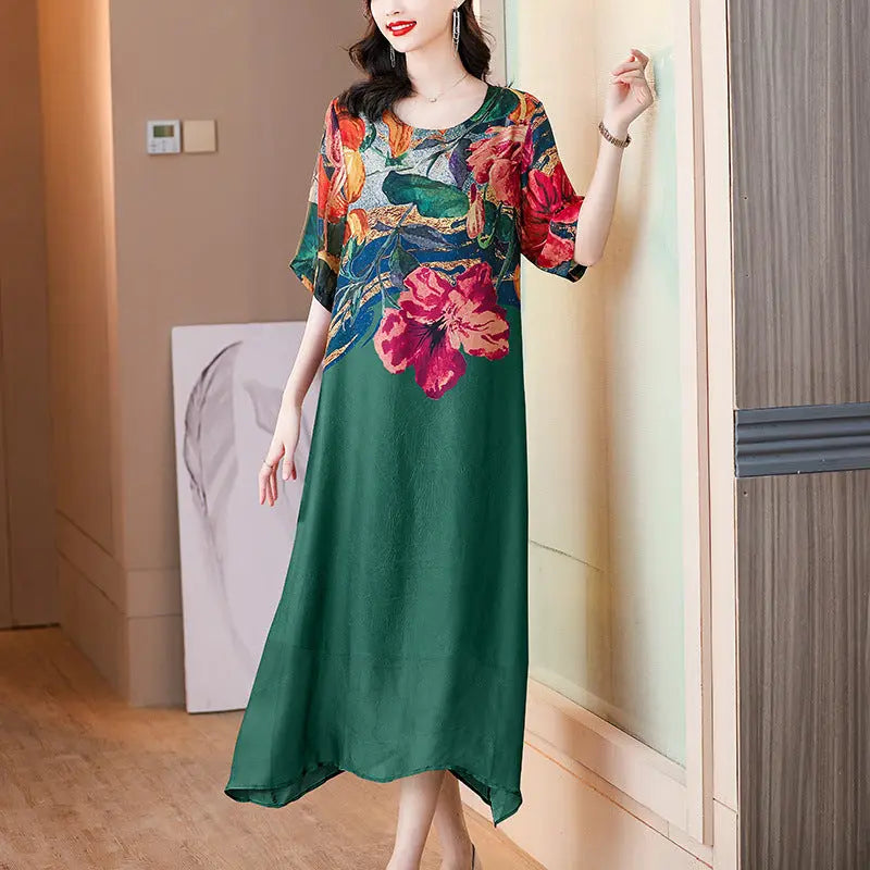 Debby | Elegant Dress with Floral Print