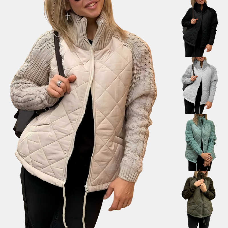 Clara | Soft-Knit Puffer Jacket