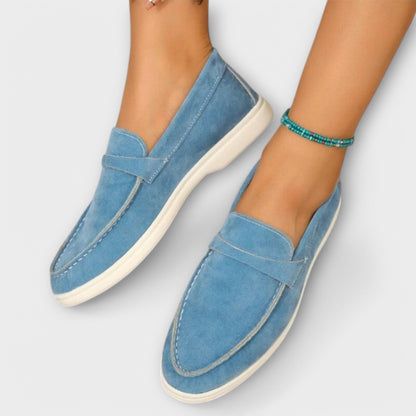 Elegant Women's Suede Loafers
